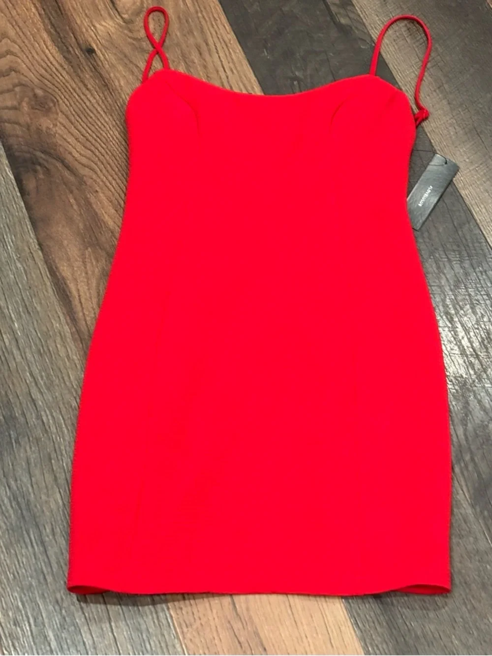 Lulu's NWT Flaunt It Red Bodycon Bodycon Mini Dress Size Small - Picture 4 of 10